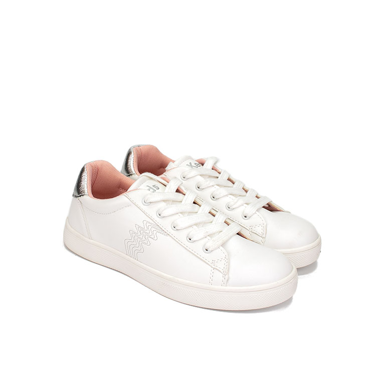 KDK608 Keds נעלי סניקרסים לילדות ספורטיבי בצבע לבן