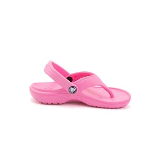 קרוקסים לילדות מקורי בצע ורוד בהיר relaxed fit נעל נוחות, מגיעה במגוון צבעים שונים עשויה מחומר הקרוסלייט -Croslite