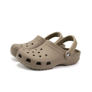 Crocs נעלי קרוקס אוניסקס בצבע חקי מקורי גוף:סינטטי סוליה :סינטטי