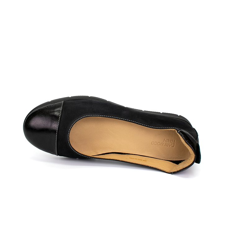 Darkwood DW8052W01NU נעלי נשים מעור בצבע שחור