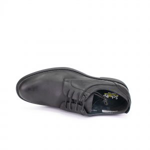 נעלי גברים אלגנט SHOFC681157 מעור  בצבע שחור , נעליים אלגנטיות ספרטיבי לגבר , באיכות טובה ביותר , טובות לנעילה יום יומי ,שוליה רכה ונוכה עם מדרס מיוחד של שולץ 