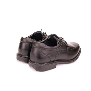 נעליים לגברים אלגנטתיות SHOF87712 מעור עם שרוכים בצבע שחור SCHULTZ