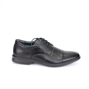  נעליים לגברים S-7304KZ15  מעור עם שרוכים בצבע שחור  SCHULTZ , עשויות מעור ברמה גבוה סוליה רכה  מהיבואן רשמי של SCHULTZ