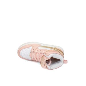 Fila F100503-434 נעלי ספורט סניקרס גבהות בצבע ורוד / לבן