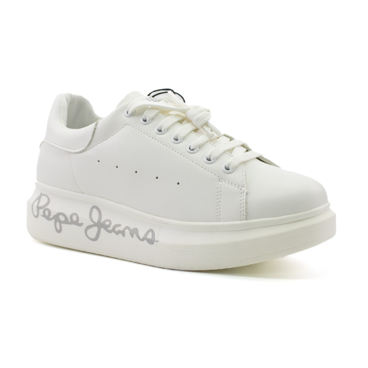 פפה-גינס P9834121 סניקרס לנשים , נעליי ספורט בצבע לבן  לנשים