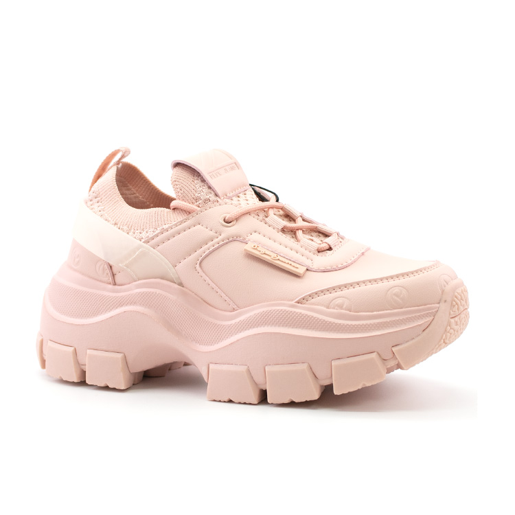 פפה-גינס P9844222 סניקרס לנשים , נעליי ספורט בצבע  כתום בהיר  לנשים