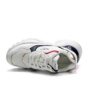 הדגם הקלאסי של המותג פפה-ג׳ינס סניקרס נעל ספורט , נעל בעיצוב הורס , סוליה רכה ונוחה 